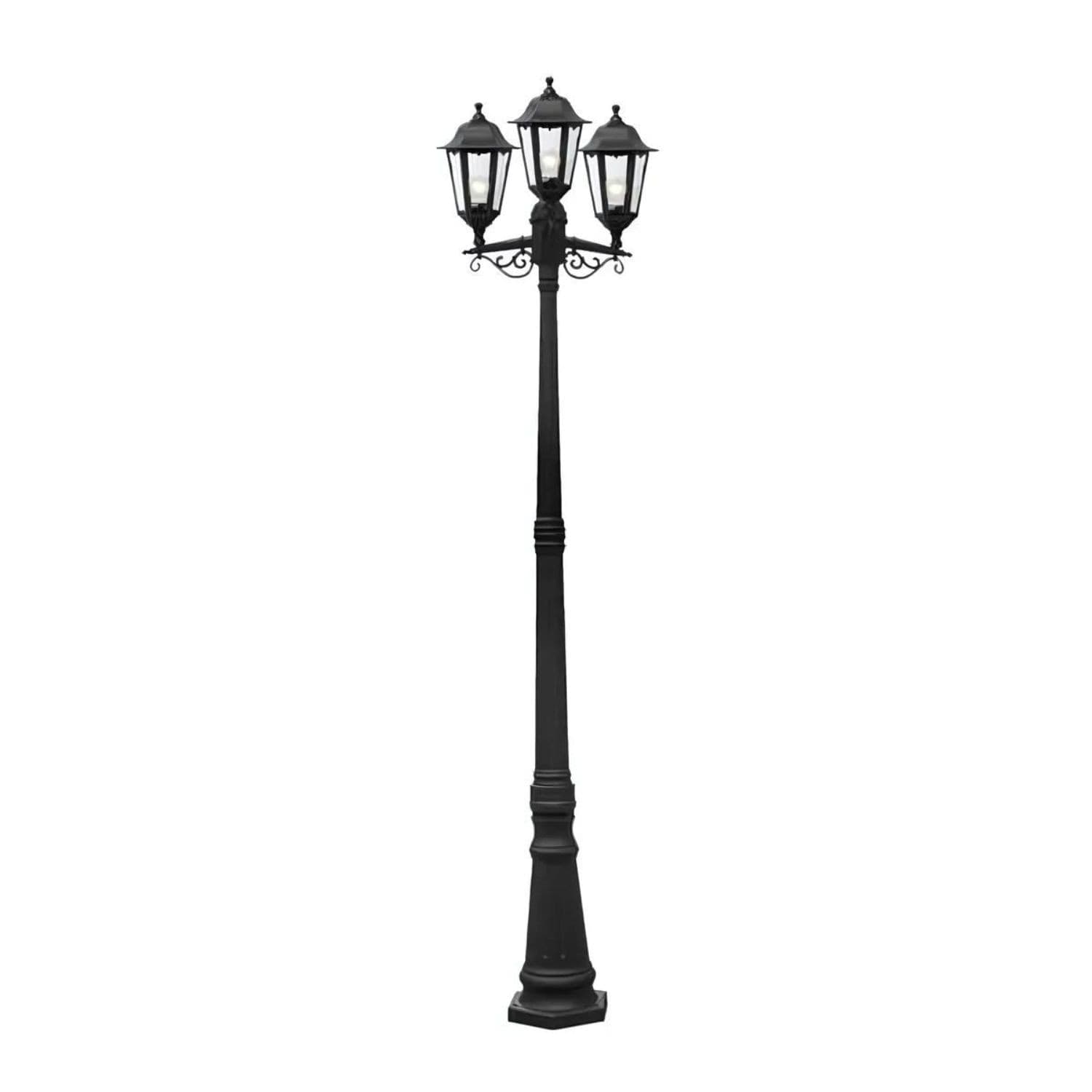 Poliplast-Palo-3-Lanterne-Nero-Loretta