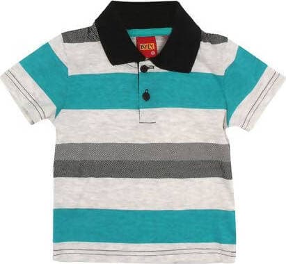 Polo Bambino Righe Maglia Maniche Corte Bimbo Estiva con Colletto 3 Bottoni Maglietta Polo 98% cotone Mezze Maniche Bombo POLO Piccole Canaglie - Tropea, Commerciovirtuoso.it