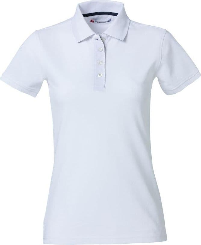 Polo Clique Heavy Bianco 270 Grammi Polo Donna Manica Corta Premium in Polo Dresswork - Como, commercioVirtuoso.it