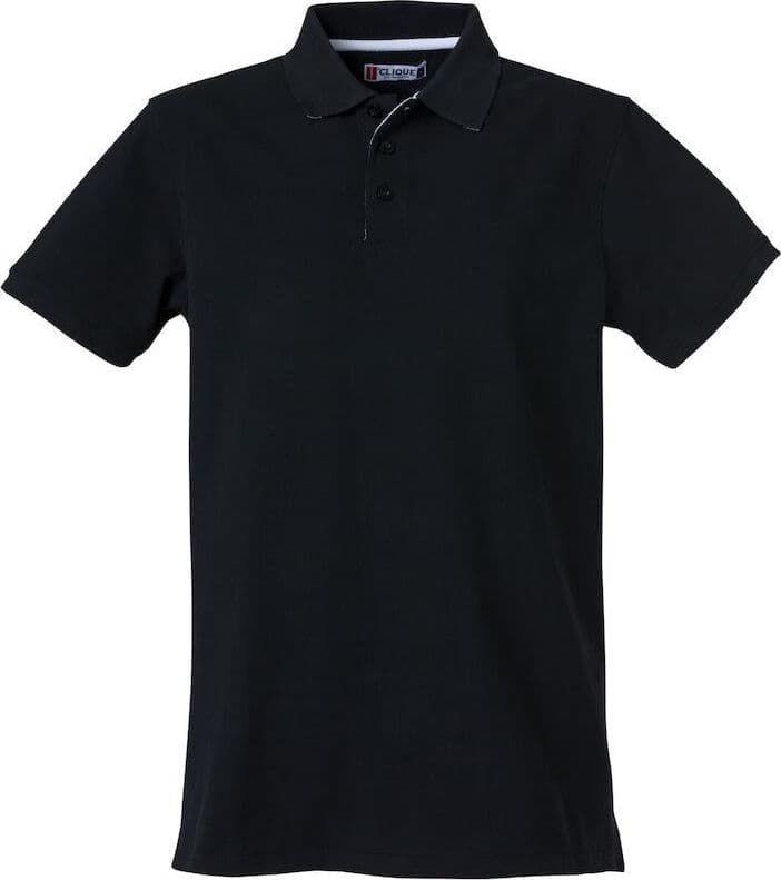 Polo Clique Heavy Nero 270 Grammi Polo Uomo Manica Corta Premium in Polo Dresswork - Como, commercioVirtuoso.it