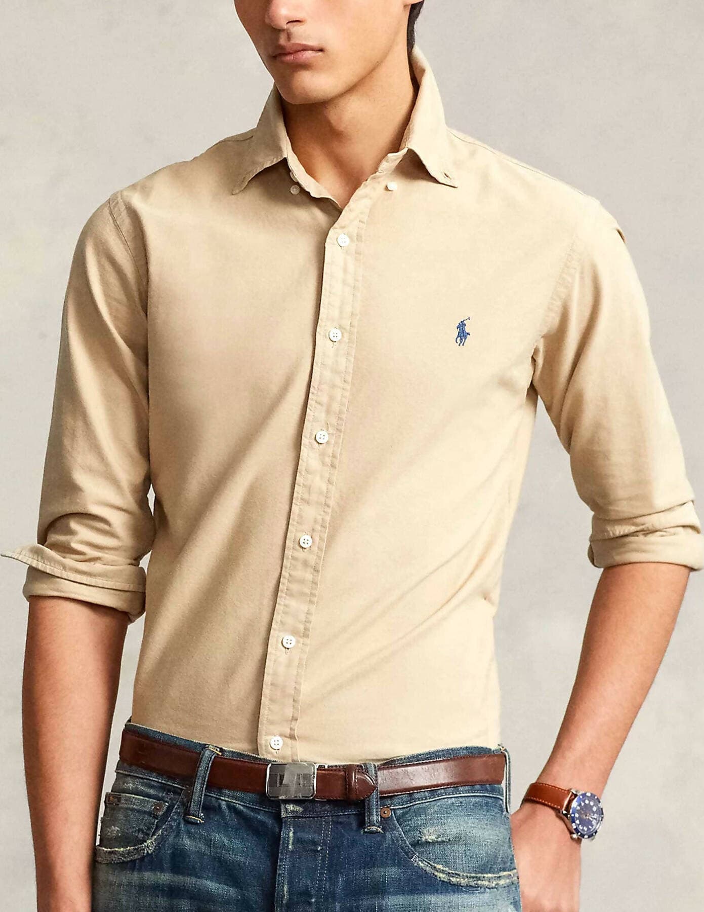 Polo Ralph Lauren Camicia Uomo Classic-fit In Oxford