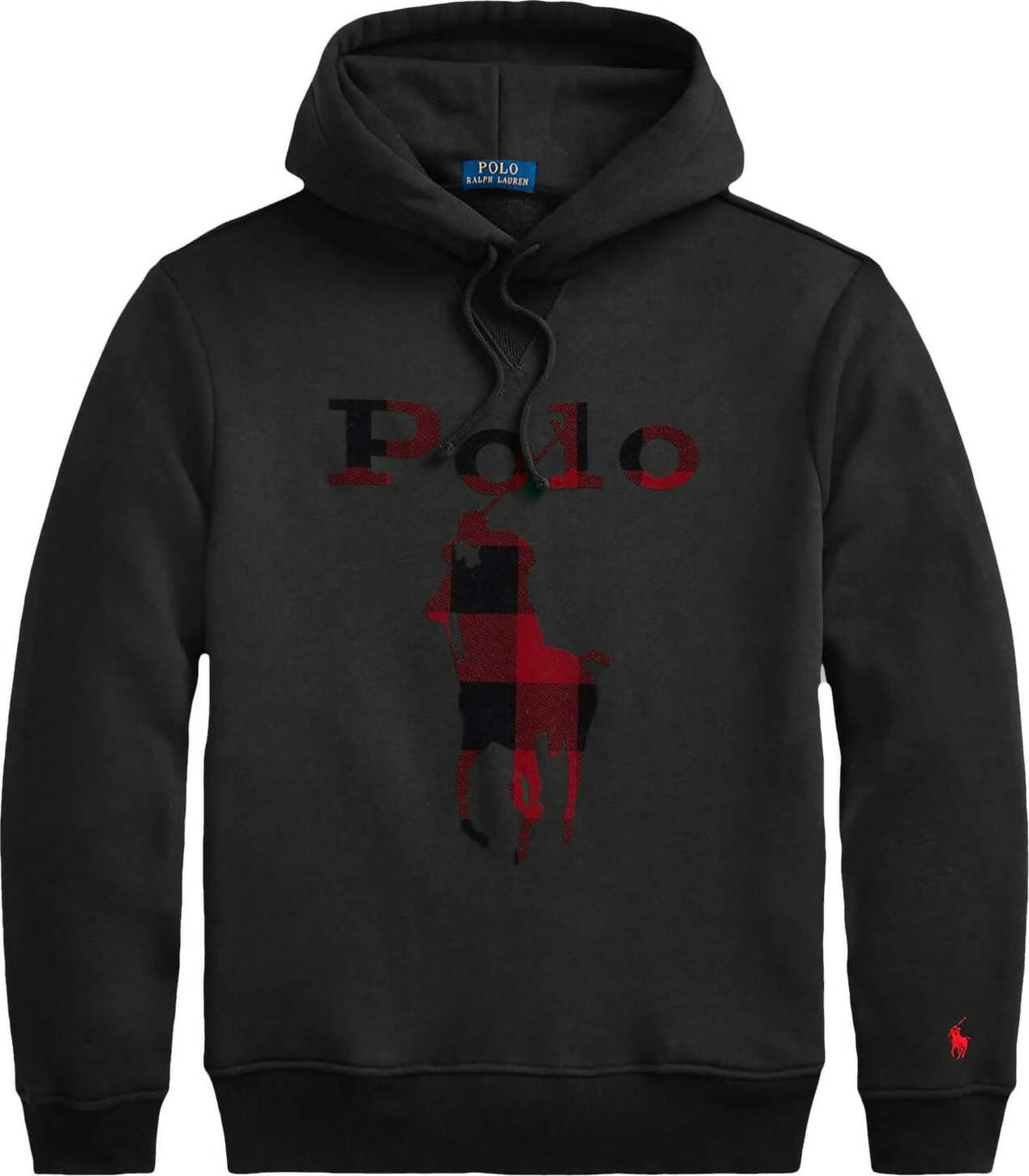Polo Ralph Lauren Felpa Uomo Nera Big Pony Scozzese Felpa Maxi Logo Con Cappuccio Pony Rosso Nero A Scacchi Moda/Uomo/Abbigliamento/Felpe/Felpe con cappuccio Euforia - Bronte, Commerciovirtuoso.it