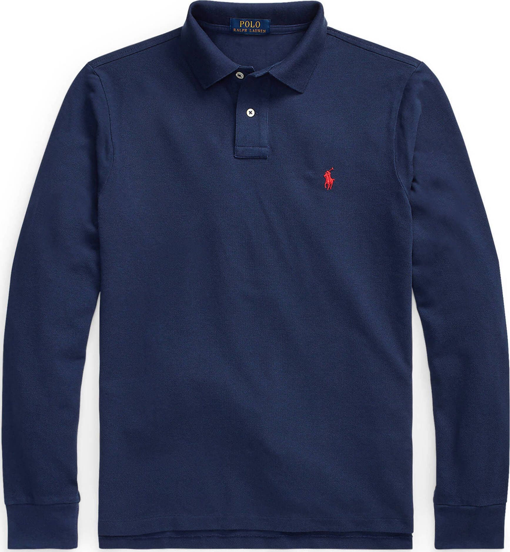 Polo Ralph Lauren Slim Fit Uomo Maniche Lunghe 100% Cotone Logo Pony Ricamato Moda/Uomo/Abbigliamento/Abbigliamento sportivo/Camicie e T-shirt sportive/Polo Euforia - Bronte, Commerciovirtuoso.it