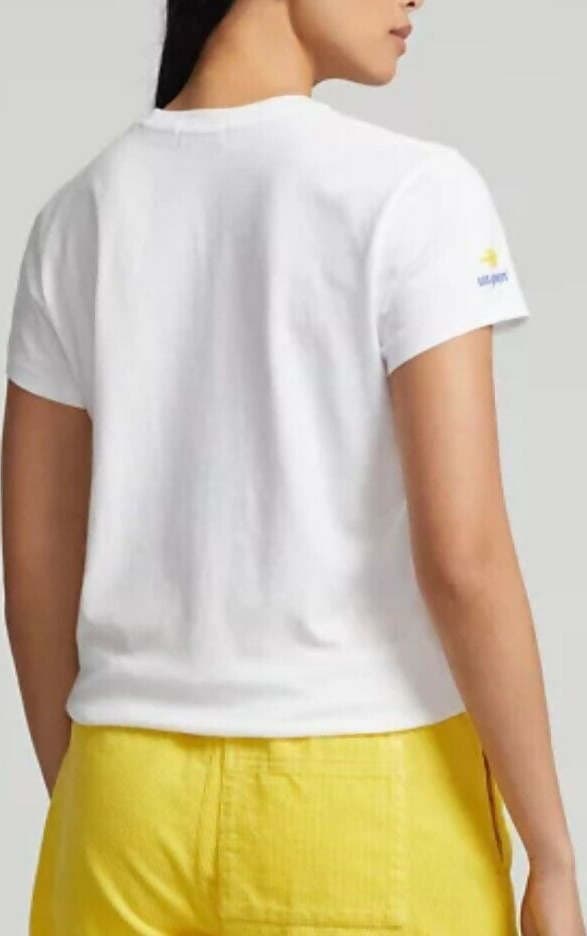 Polo Ralph Lauren T-Shirt Donna Polo Bear Tenis Maglietta Mezze Maniche