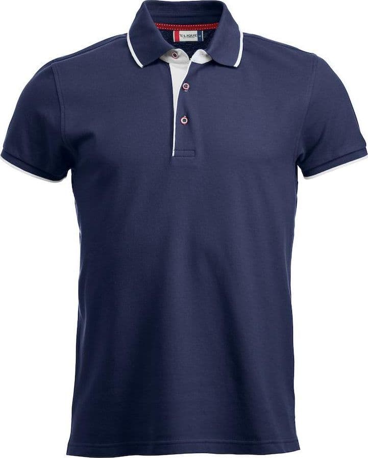 Polo Seattle Blu Polo Uomo con Inserti in Contrasto in Polo Dresswork - Como, commercioVirtuoso.it
