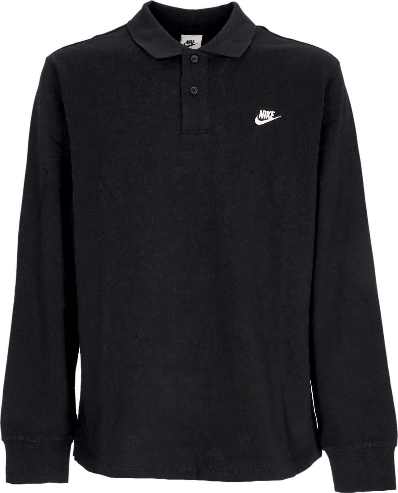 Nike Polo Manica Lunga Uomo Club L/s Polo Black/white da uomo in Polo Drestige - Casamassima, commercioVirtuoso.it
