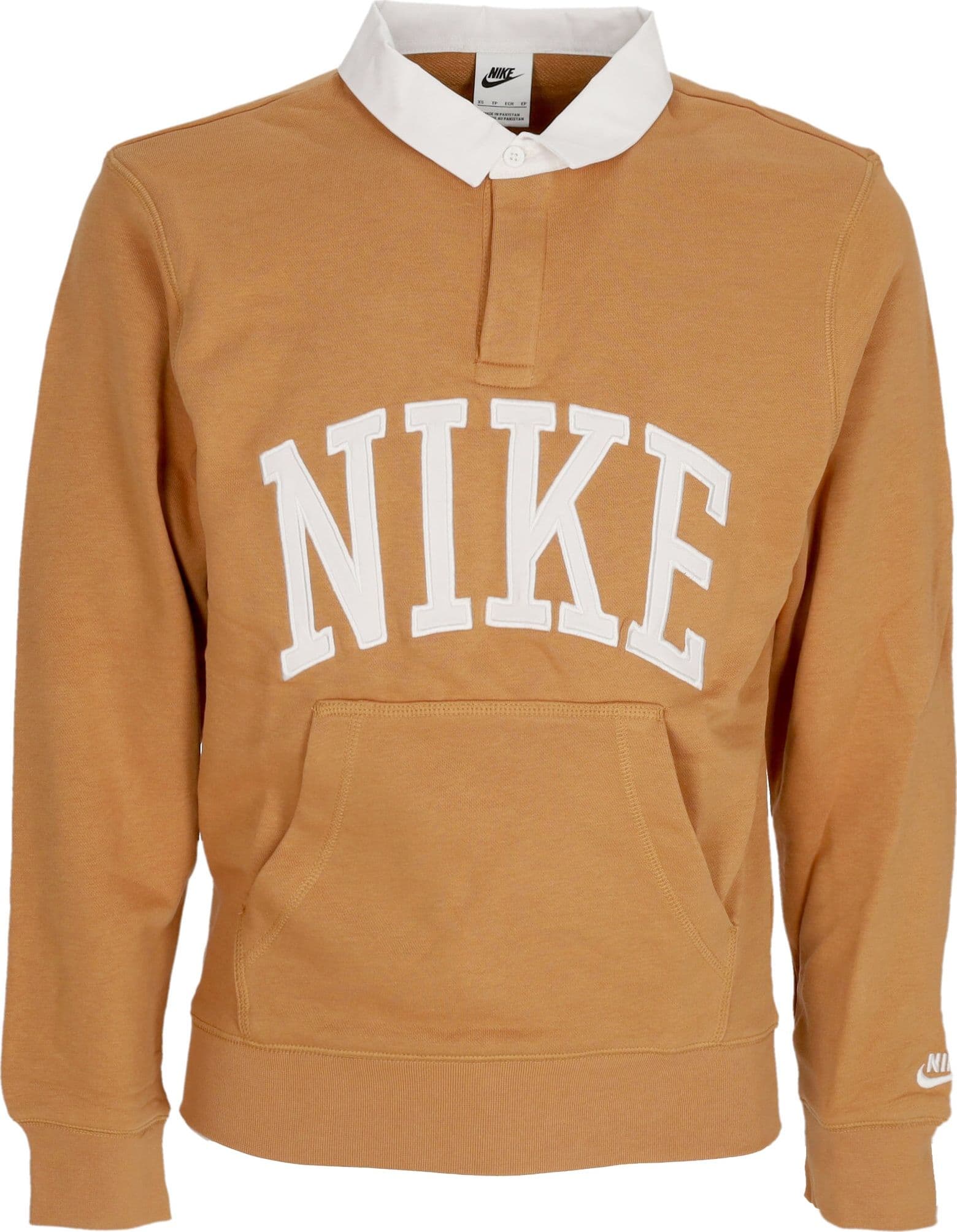 Nike Polo Manica Lunga Uomo Club L/s Polo Flax/white da uomo in Polo Drestige - Casamassima, commercioVirtuoso.it