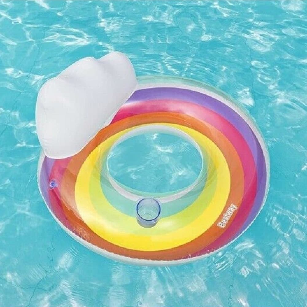 Poltrona Gonfiabile Con Schienale Portabicchiere Fashion Rainbow Dream 107cm 43647 Giochi e giocattoli/Sport e giochi all'aperto/Giochi aquatici e piscine per bambini/Canotti e gonfiabili galleggianti Trade Shop italia - Napoli, Commerciovirtuoso.it