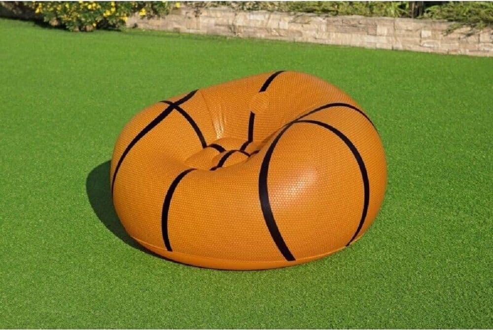 Poltrona Pouf Gonfiabile Design Palla Da Basket Bambini Ragazzi 114x112x66cm 75103 Giochi e giocattoli/Sport e giochi all'aperto/Giochi aquatici e piscine per bambini/Canotti e gonfiabili galleggianti Trade Shop italia - Napoli, Commerciovirtuoso.it