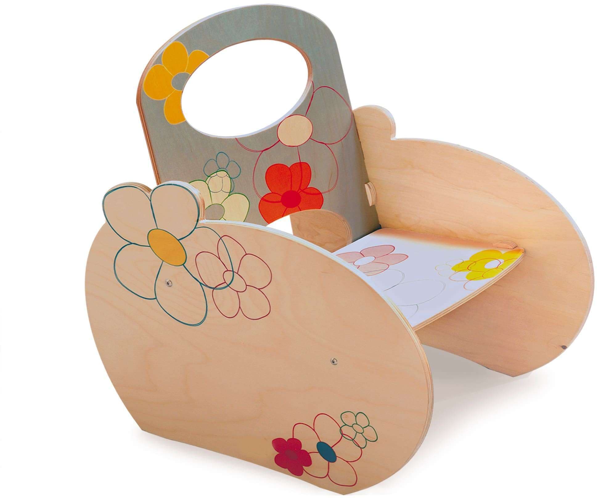 Poltroncina per Bambino - Fiori in Legno per Cameretta in Poltrone Dida - Ragusa, commercioVirtuoso.it