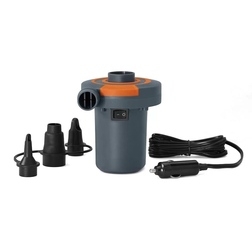 Pompa Di Gonfiaggio Elettrica 3 Adattatori Per Valvole Accendisigari 12v 62144 Sport e tempo libero/Attività ricreative all'aperto/Camping e outdoor/Letti e accessori da campeggio/Pompe/Pompe manuali Trade Shop italia - Napoli, Commerciovirtuoso.it