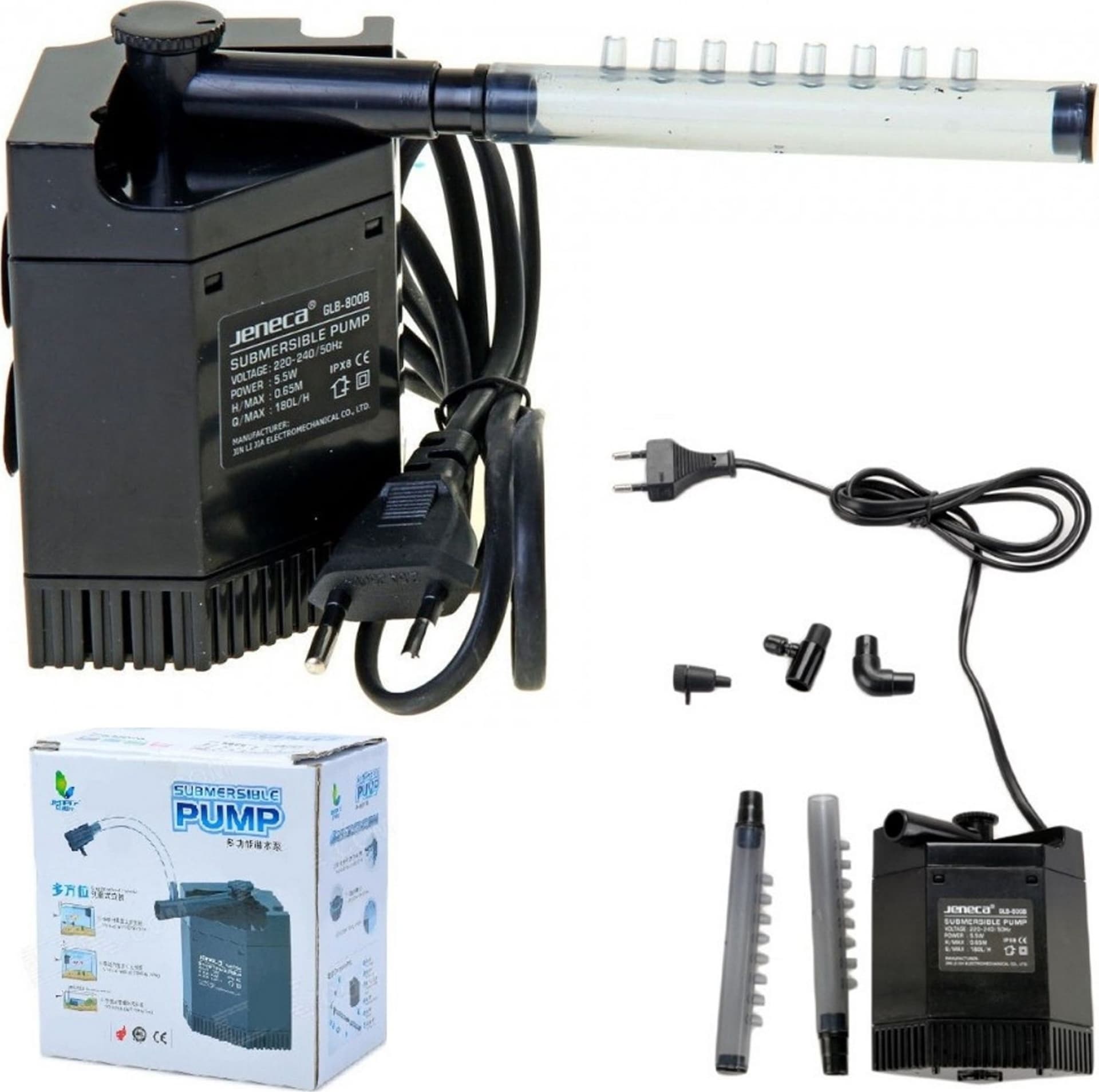 POMPA FILTRO PER ACQUARIO INTERNO JENECA GLB-800B 5,5W 180L/H Prodotti per animali domestici/Pesci e animali d'acqua/Pompe e filtri/Pompe d'acqua Trade Shop italia - Napoli, Commerciovirtuoso.it
