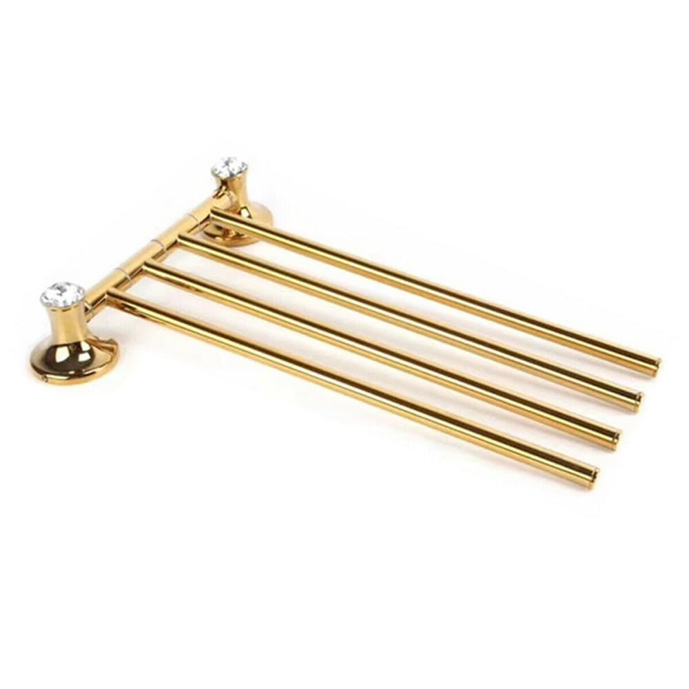 Porta Asciugamani 4 Aste Supporto Per Bagno Da Muro Casa Dorato Oro Dgo-112 Casa, arredamento e bricolage > Accessori Bagno > Set da Bagno Trade Shop italia - Napoli, Commerciovirtuoso.it