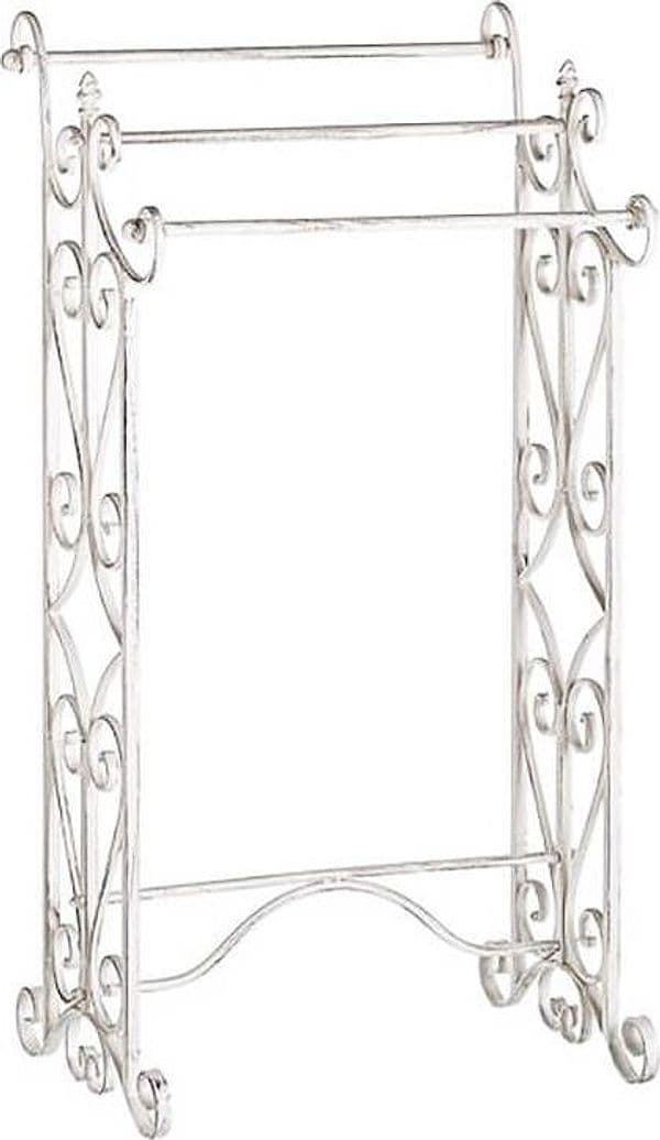 porta-asciugamani-stile-provenzale-in-ferro-verniciato-Bianco-Milani-Home
