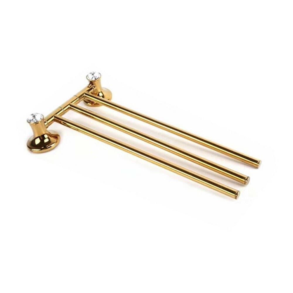 Porta Asciugamani Tre Aste Supporto Per Bagno Da Muro Casa Dorato Oro Dgo-111 Casa, arredamento e bricolage > Accessori Bagno > Set da Bagno Trade Shop italia - Napoli, Commerciovirtuoso.it