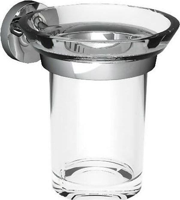 Porta Bicchiere Spazzolini Abs Cromato Serie Coco' Made In Italy Design Moderno Arca Concept in Bicchieri porta spazzolini Arca Concept - Brescia, commercioVirtuoso.it