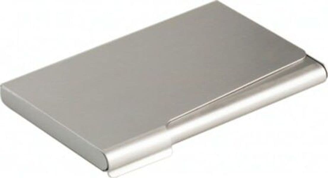 Porta biglietti da visita Business Card Box - 9x5 5 cm - alluminio - Durable Cancelleria e prodotti per ufficio/Archivio ufficio e accessori per scrivania/Accessori da scrivania e archiviazione/Porta biglietti da visita Eurocartuccia - Pavullo, Commerciovirtuoso.it