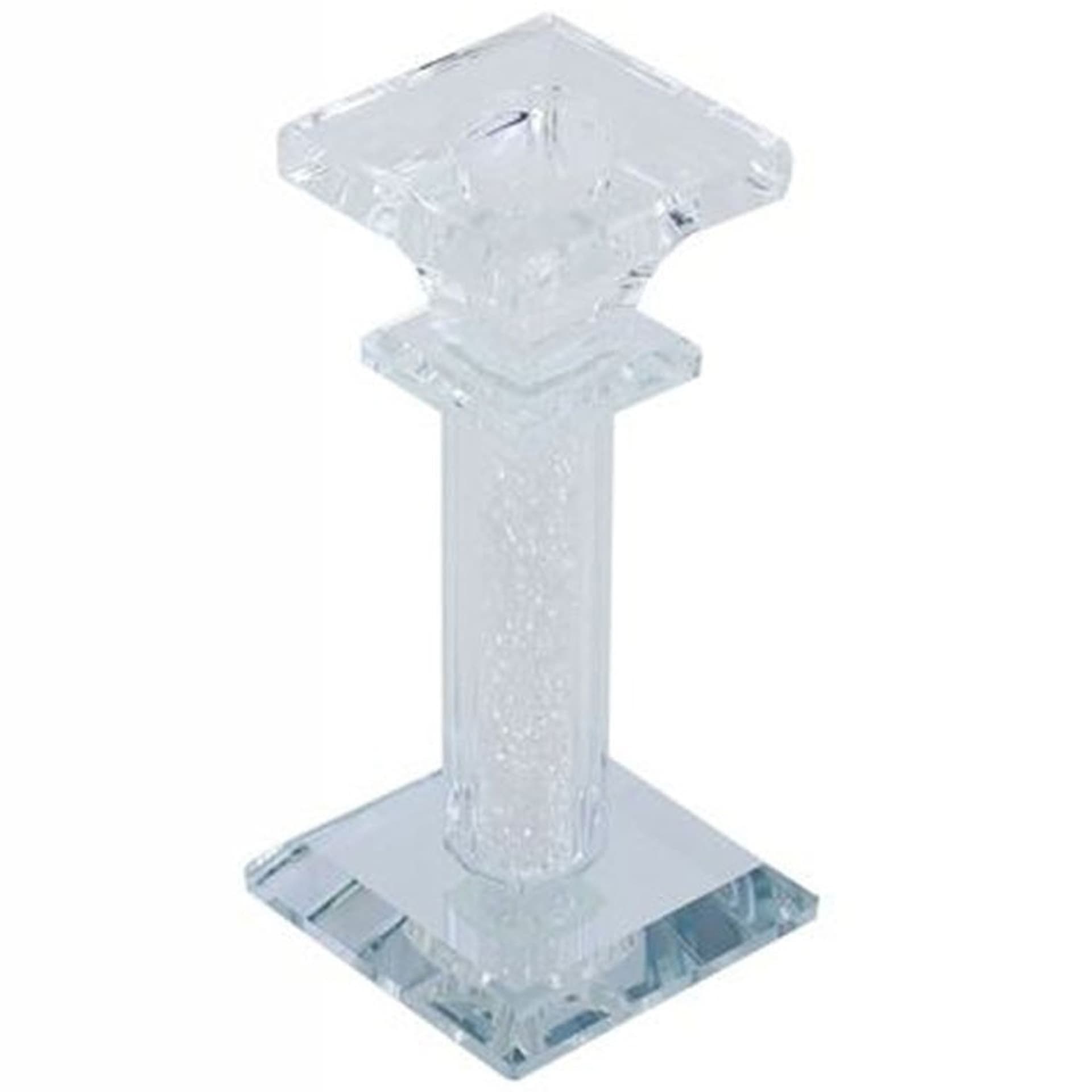 Porta Candela Vetro Diamanti Candeliere Idea Regalo Bomboniera Cristallo 6x6x13 Casa e cucina/Decorazioni per interni/Candele e portacandele/Portacandele/Portacandele a colonna Trade Shop italia - Napoli, Commerciovirtuoso.it