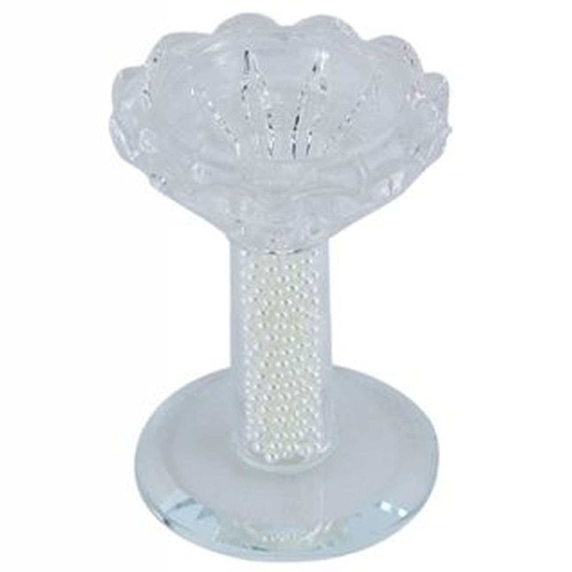Porta Candela Vetro Perle Candeliere Idea Regalo Bomboniera Cristallo 8.5x5.8 Cm Casa e cucina/Decorazioni per interni/Candele e portacandele/Portacandele/Portacandele a colonna Trade Shop italia - Napoli, Commerciovirtuoso.it