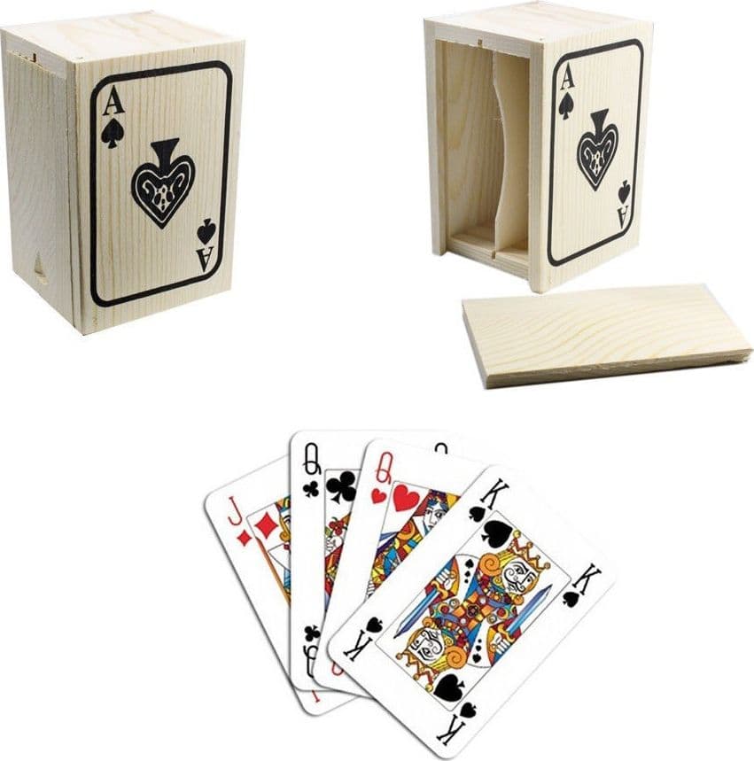 Porta Carte Gioco Scatola Legno Confanetto Decoupage Poker Scala 40 Decoro Casa, arredamento e bricolage > Arredamento > Portaoggetti Trade Shop italia - Napoli, Commerciovirtuoso.it