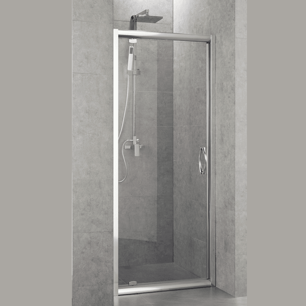 Porta-Doccia-Battente-Trasparente-o-Stampata-6mm-H190-Evo
