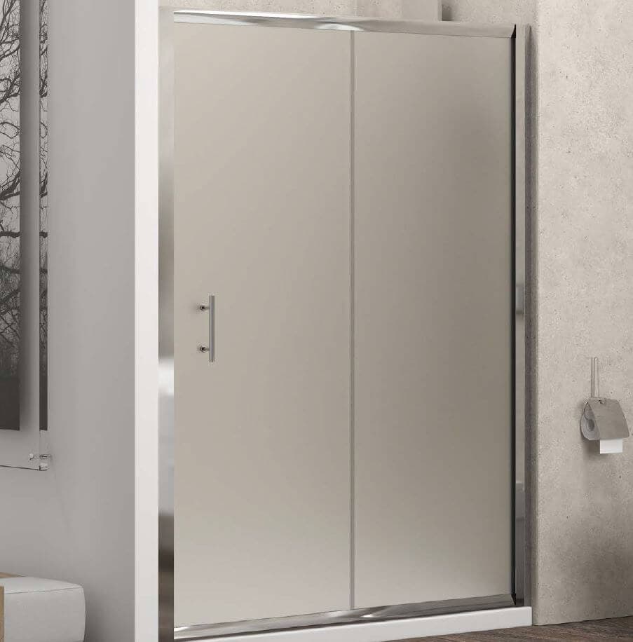 Porta Doccia H190 Scorrevole Satinata 6mm Anti Calcare