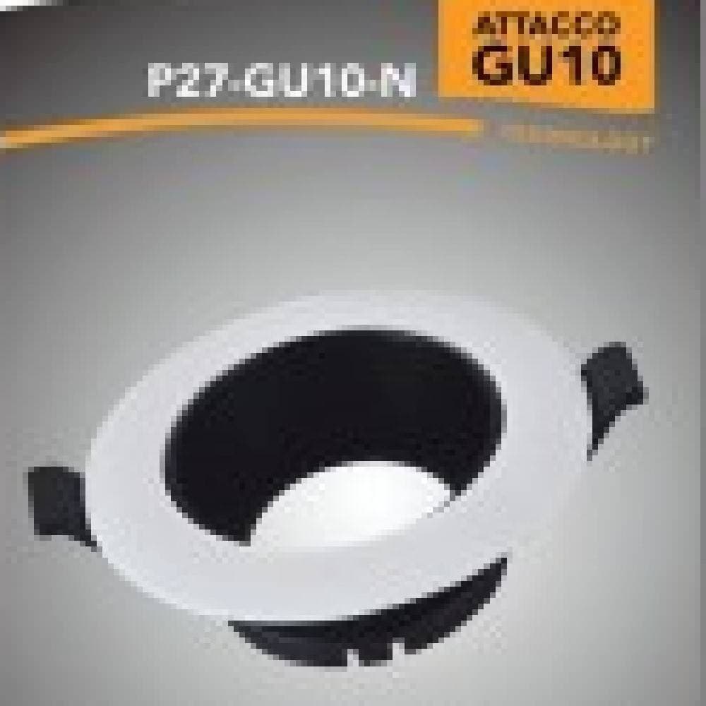 Porta Faretto Ad Incasso Orientabile Attacco Gu10 Bianco E Nero P27-gu10-n Casa, arredamento e bricolage > Illuminazione da interno > Portafaretti Trade Shop italia - Napoli, Commerciovirtuoso.it