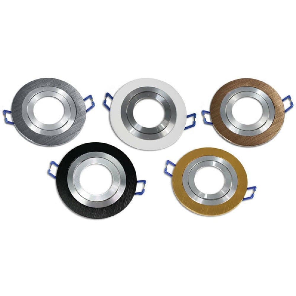 Porta Faretto Da Incasso Per Faretto Rotondo Acciaio Orientabile Portalampada P2 Casa, arredamento e bricolage > Illuminazione da interno > Portafaretti Trade Shop italia - Napoli, Commerciovirtuoso.it