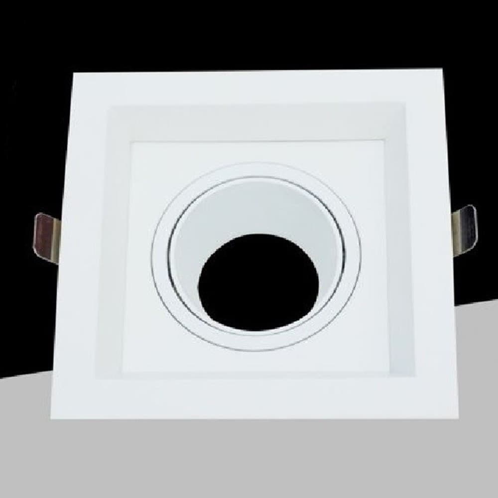 PORTA FARETTO ORIENTABILE DA INCASSO BIANCO PER LAMPADINE GU10 GU5.3 P33-GU10-B1 in Faretti da soffitto Trade Shop italia - Napoli, commercioVirtuoso.it