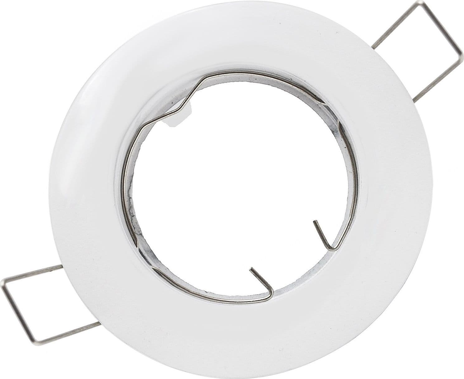 PORTA FARETTO PORTAFARETTO FISSO INCASSO LAMPADINE LAMPADA LED GU10 BIANCO 60MM Trade Shop italia - Napoli, Commerciovirtuoso.it