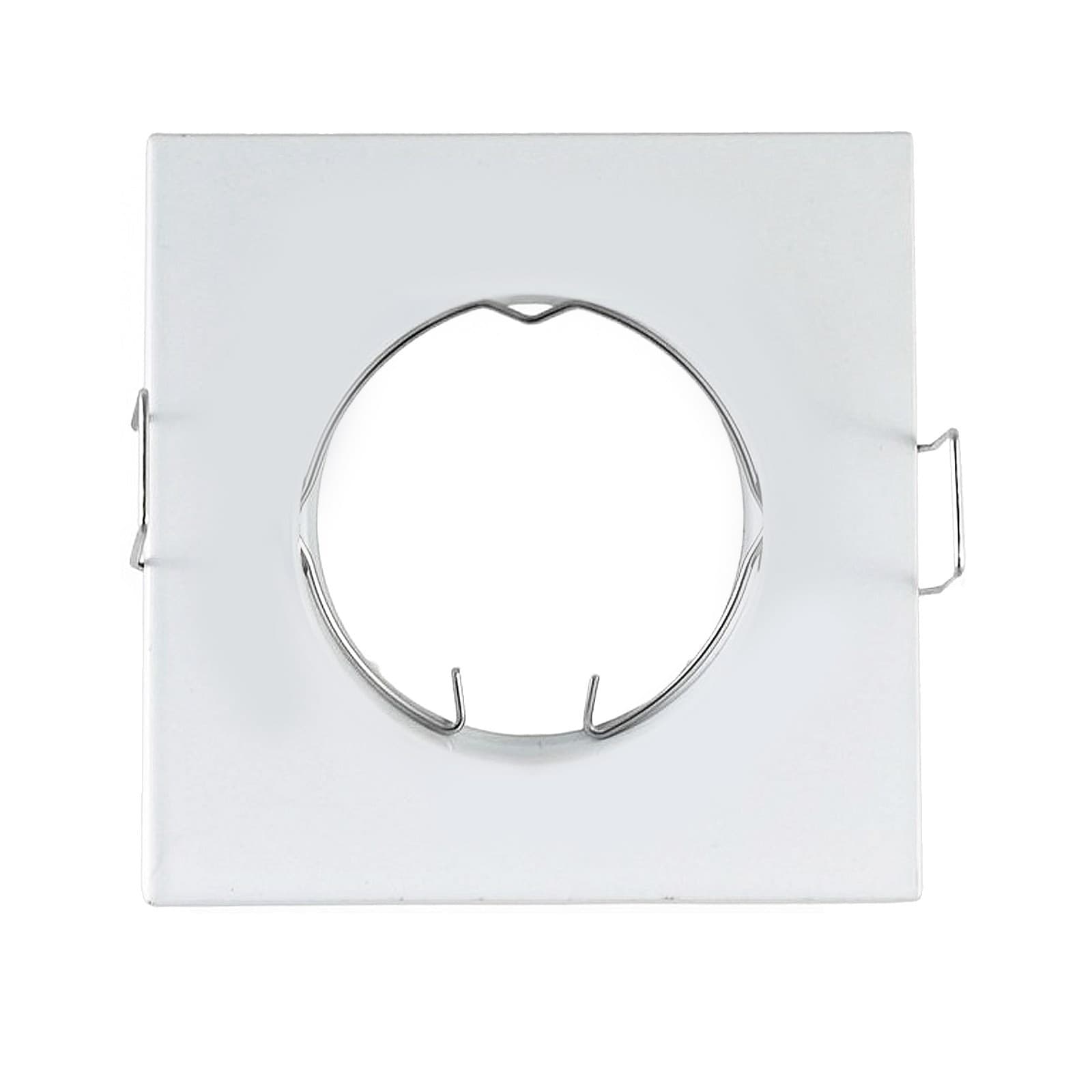 PORTA FARETTO PORTAFARETTO QUADRATO INCASSO BIANCO LAMPADA LED GU10 63MM Trade Shop italia - Napoli, Commerciovirtuoso.it