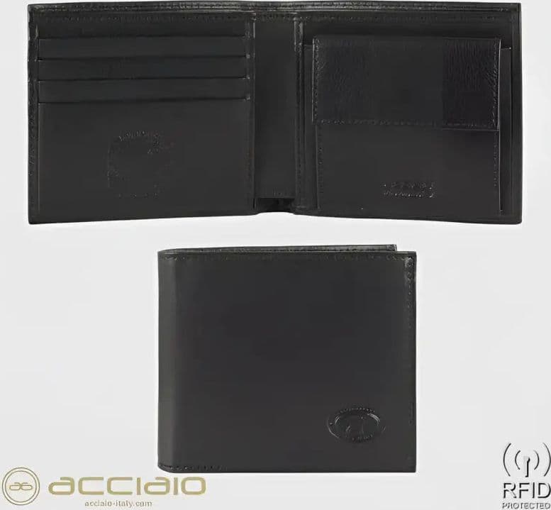 Porta foglio - Nero / Taglia Unica - portafoglio