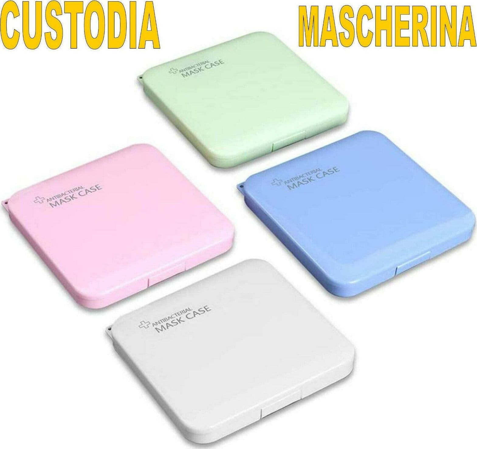 Porta Mascherina Mascherine Custodia Cover Organizer Portatile Box Tascabile Cura della Persona Trade Shop italia - Napoli, Commerciovirtuoso.it