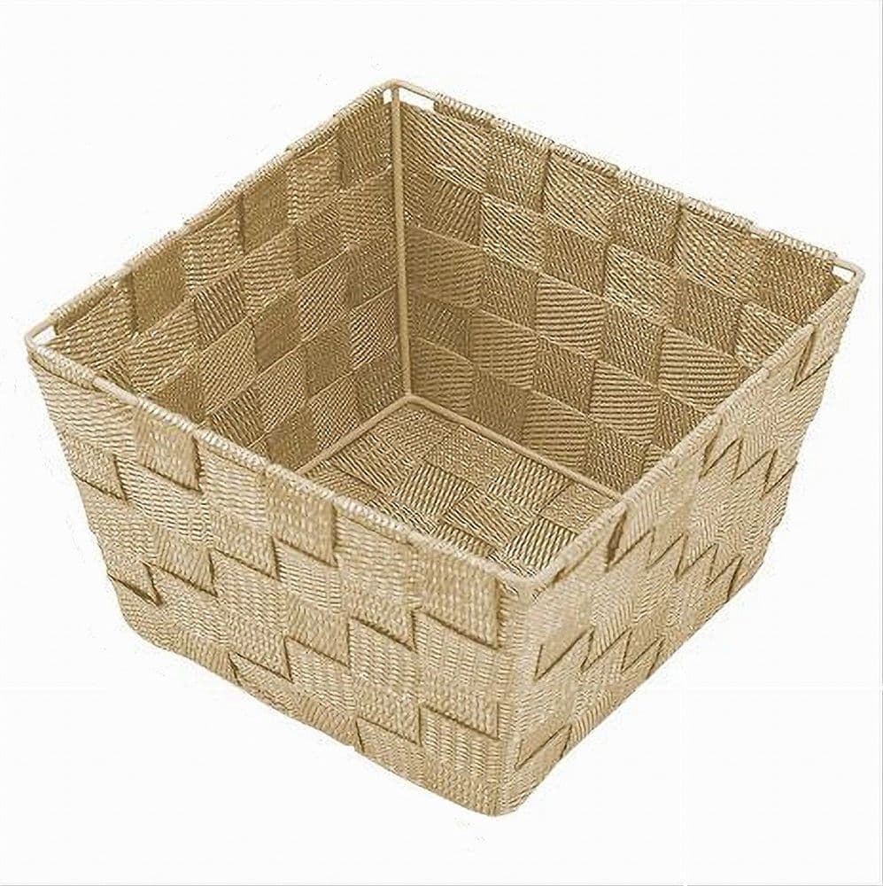 PORTA OGGETTI IN TESSUTO MULTIUSO ORGANIZER BAGNO CUCINA BEIGE 20X20X13 CM 79122 in Organizer per cassetti Trade Shop italia - Napoli, commercioVirtuoso.it