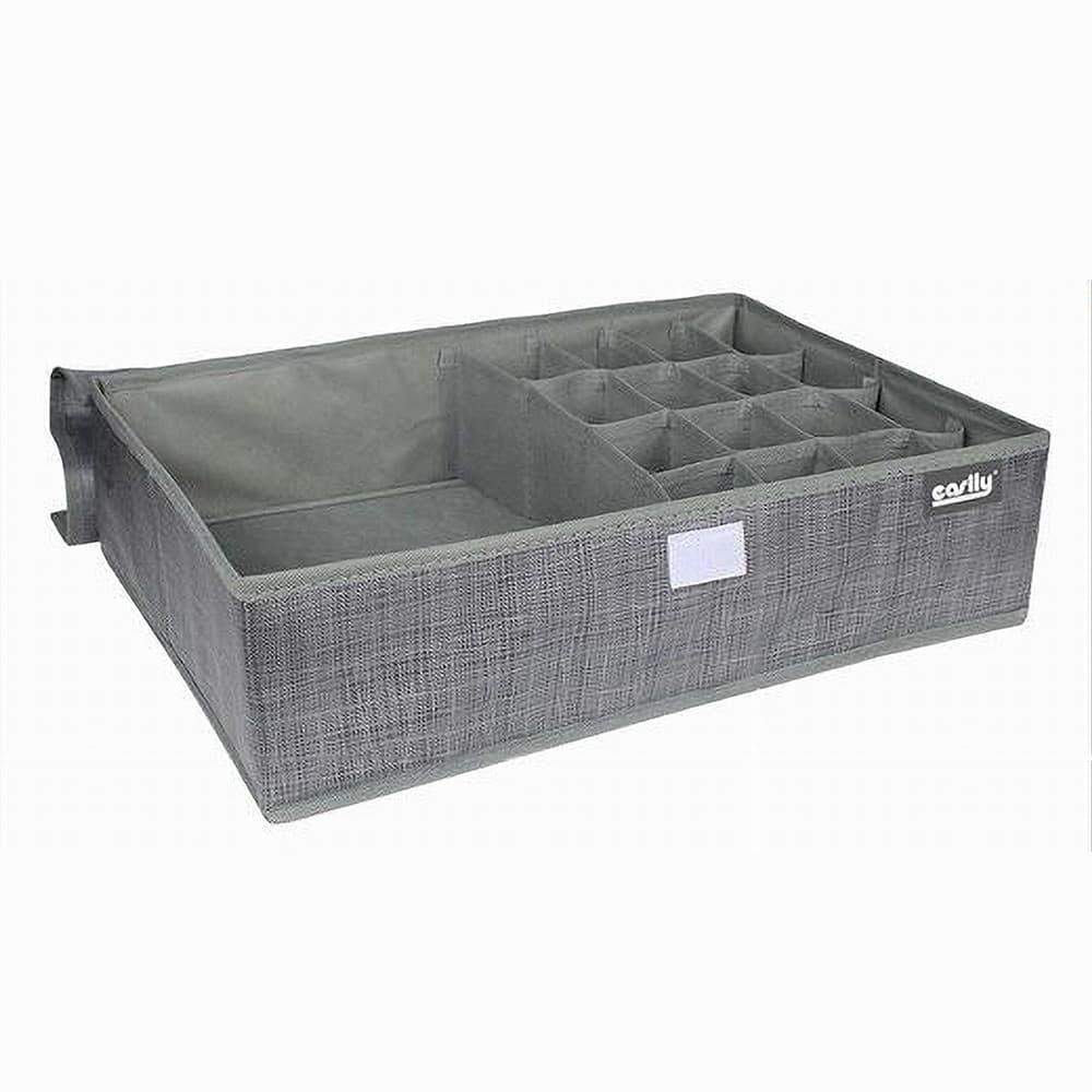Porta-Oggetti-Tessuto-Organizer-Contenitore-Biancheria-17-Posti-48x28x11cm-69722