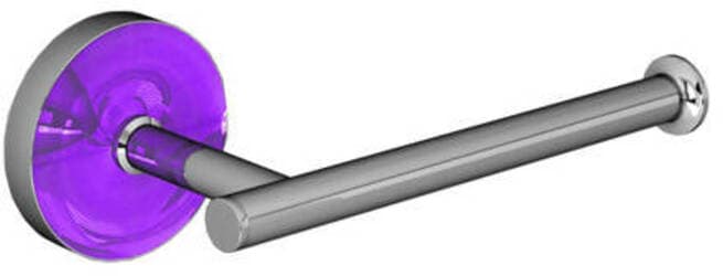 Porta Rotolo Abs Cromato Serie Atla Viola Made In Italy Design Moderno Arca Concept in Porta carta igienica Arca Concept - Brescia, commercioVirtuoso.it