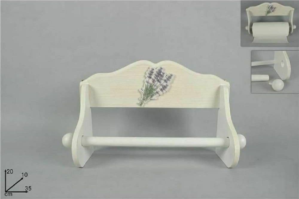 Porta Rotolo Carta Da Cucina Portarotolo Da Parete In Legno Bianco Lavanda Casa, arredamento e bricolage > Cucina > Accessori cucina Trade Shop italia - Napoli, Commerciovirtuoso.it
