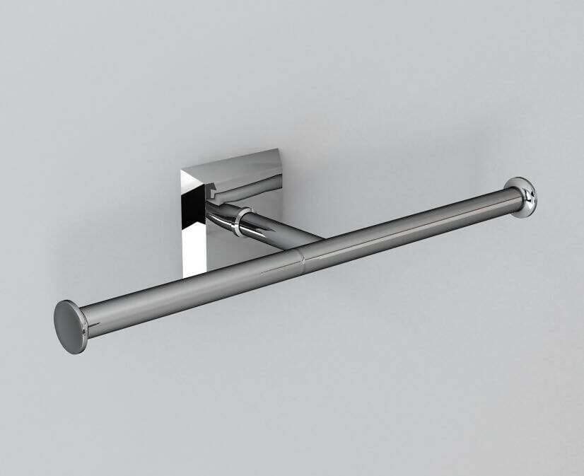 Porta Rotolo Doppio Da Parete In Abs Cromato E In Acciaio Inox Porta Carta Igenica Doppio Abs Cromato Serie Geo Made In Italy Design Moderno Arca Concept in Porta carta igienica Arca Concept - Brescia, commercioVirtuoso.it