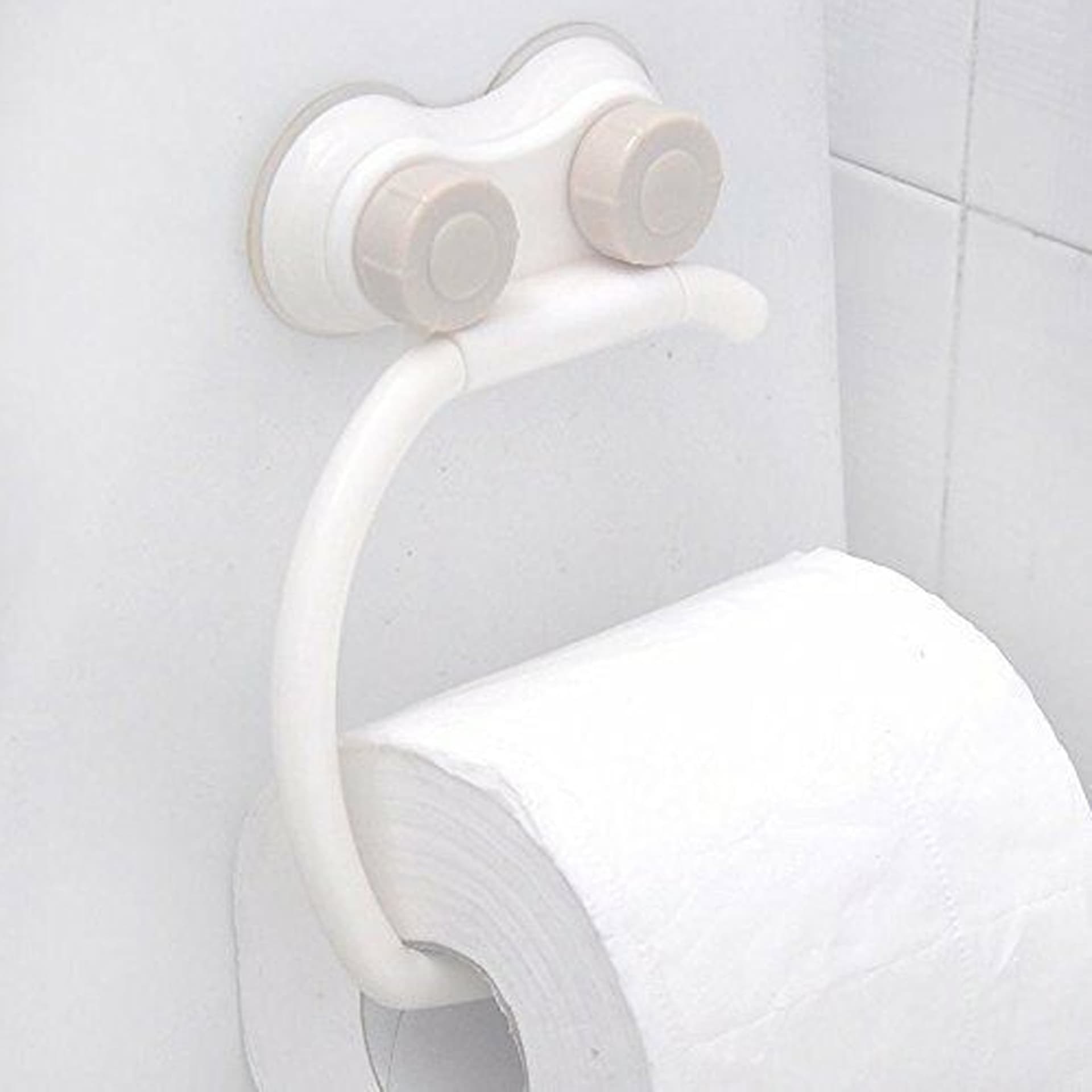 Porta Rotolo Portarotolo Carta Igienica Accessorio Bagno Con Attacco A Ventosa in Porta carta igienica Trade Shop italia - Napoli, commercioVirtuoso.it