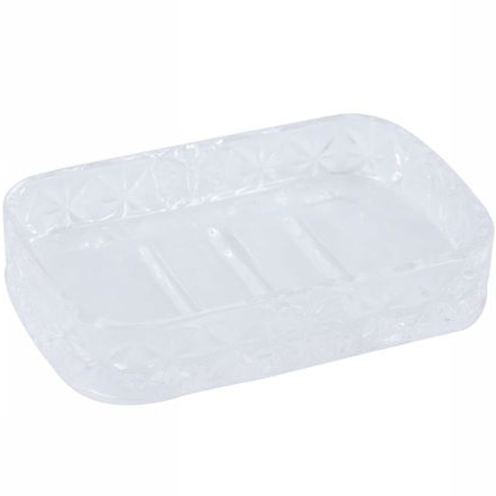 Porta Sapone In Vetro Rettangolare Da Appoggio Bagno Vasca Doccia 8.5x13x2.5 Cm Casa e cucina/Bagno/Accessori e biancheria da bagno per bambini/Accessori/Dosatori e porta accessori/Piattini portasapone Trade Shop italia - Napoli, Commerciovirtuoso.it