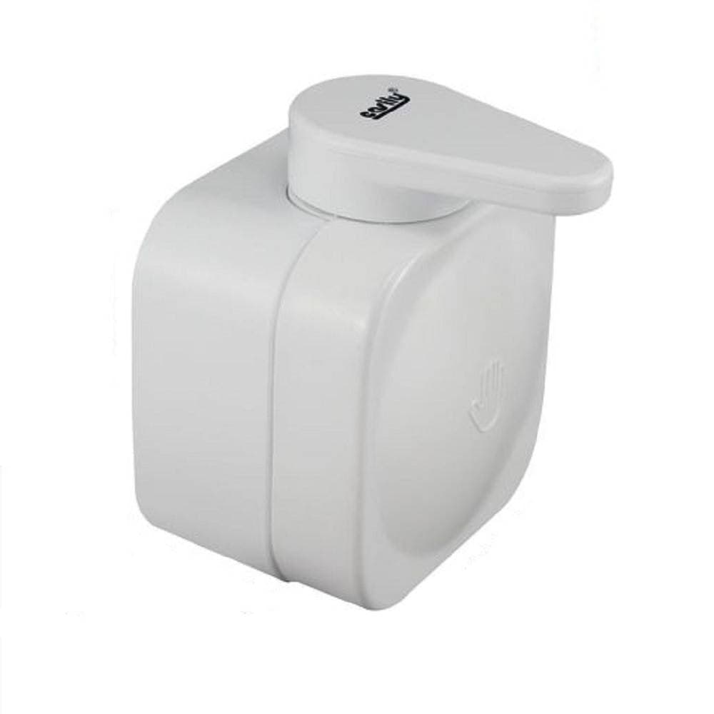 Porta-Sapone-Liquido-Dispenser-A-Parete-A-Ventosa-Bianco-Accessori-Bagno-59546