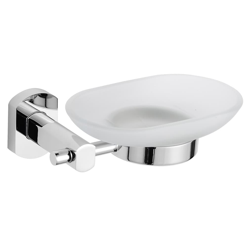 Porta Sapone Saponetta a Parete da Bagno Ottone Cromato Accessori Alta Qualità