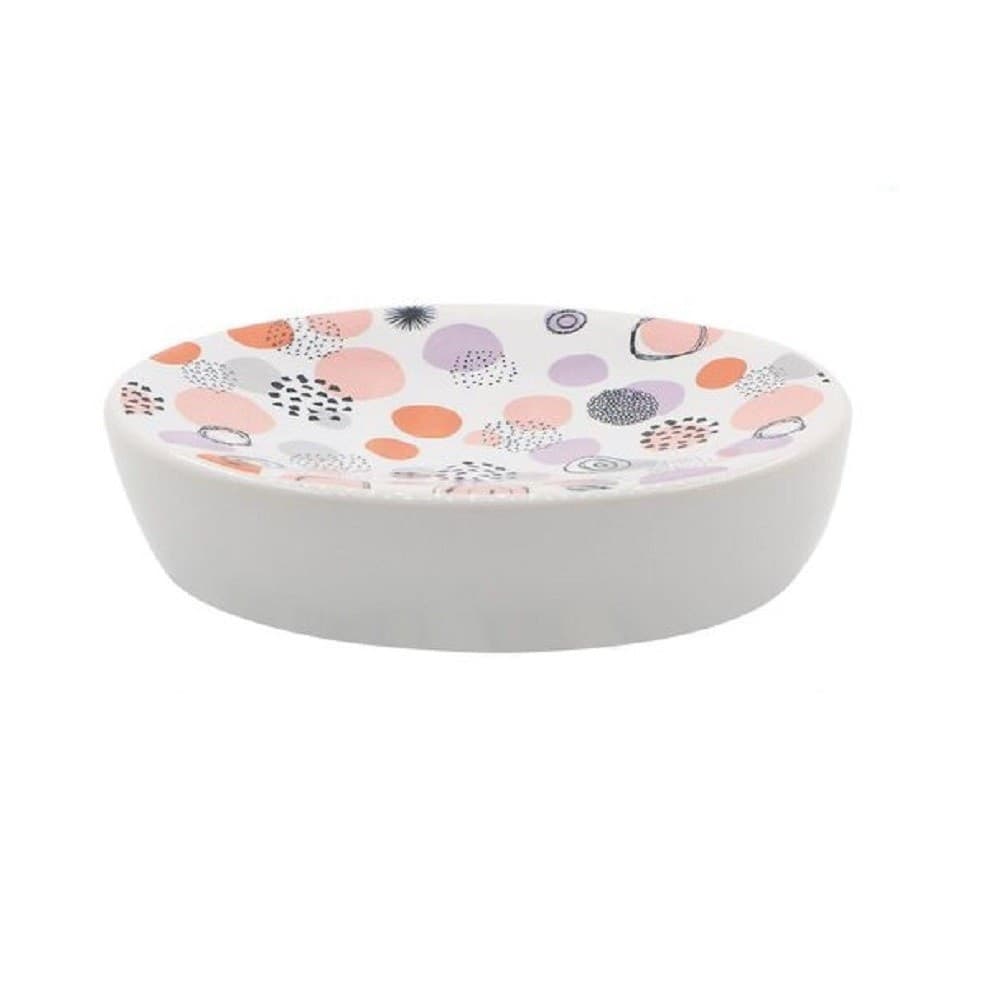 Porta Sapone Saponetta Accessorio Arredo Bagno Sfere Astratte 11 X 3 Cm 87079 Casa e cucina/Bagno/Accessori e biancheria da bagno per bambini/Accessori/Dosatori e porta accessori/Piattini portasapone Trade Shop italia - Napoli, Commerciovirtuoso.it