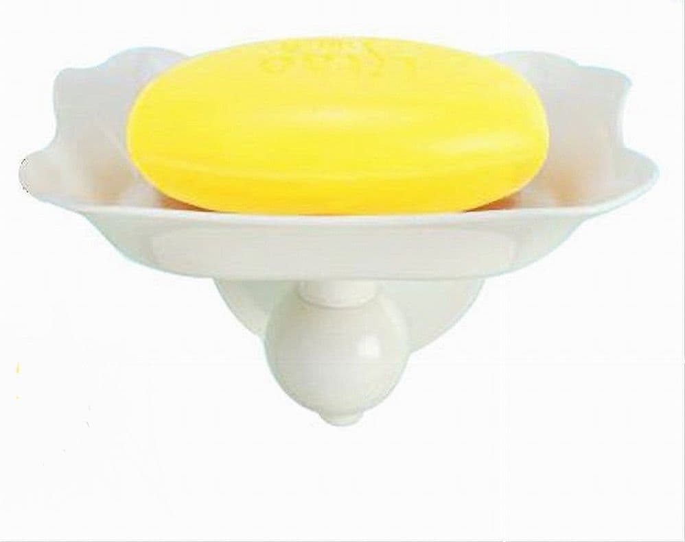 PORTA SAPONE SAPONETTA ATTACCO A VENTOSA A PARETE ACCESSORIO ARREDO BAGNO 52168A in Portasapone Trade Shop italia - Napoli, commercioVirtuoso.it