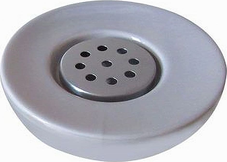 PORTA SAPONE SAPONETTA IN CERAMICA CON PIASTRA ACCESSORIO ARREDO PER BAGNO 59874 in Portasapone Trade Shop italia - Napoli, commercioVirtuoso.it