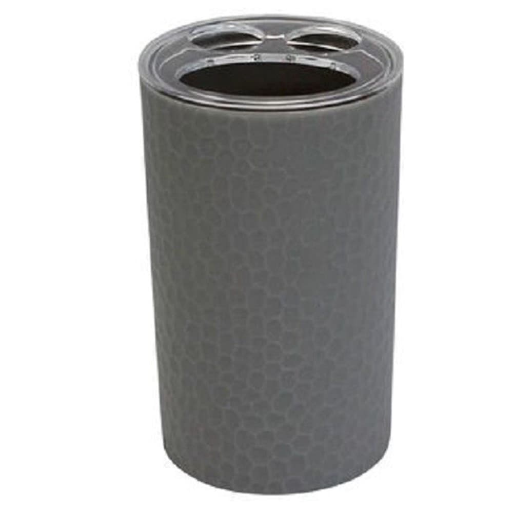 Porta Spazzolini Bicchiere Accessorio Bagno Grigio 3 Fori Portaspazzolini 79798 Casa, arredamento e bricolage > Accessori Bagno > Set da Bagno Trade Shop italia - Napoli, Commerciovirtuoso.it