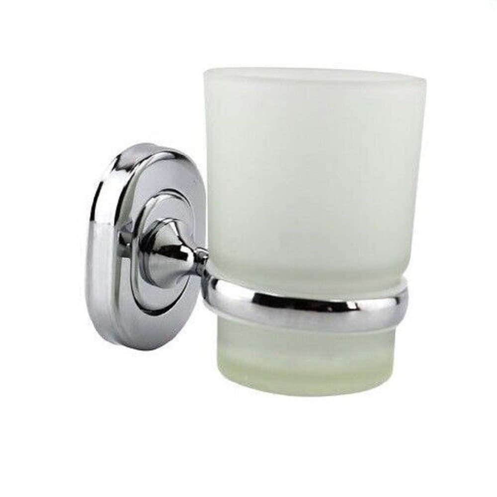 Porta Spazzolini Dentifricio Con Bicchiere Vetro Satinato A Parete Bagno 69182 Casa e cucina/Bagno/Accessori per il bagno/Dosatori e porta accessori/Bicchieri porta spazzolini Trade Shop italia - Napoli, Commerciovirtuoso.it