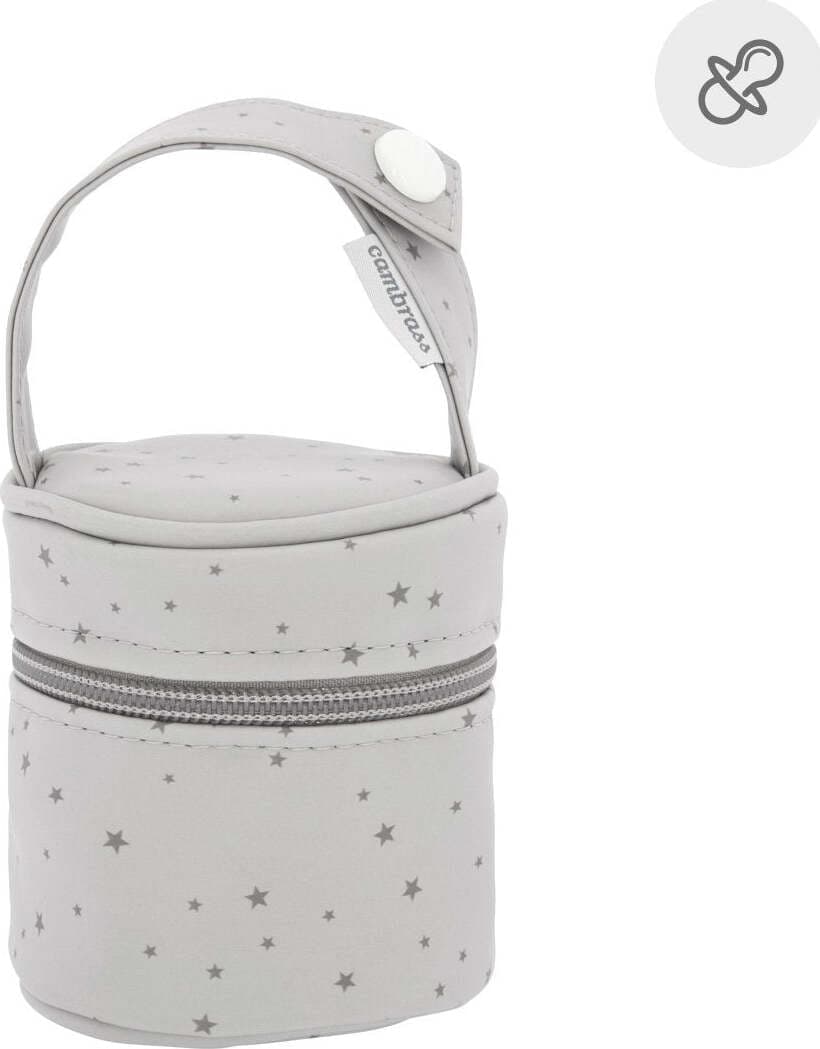 Porta Succhietto Astra Grigio 8.5X8.5X11 Cm Prima infanzia/Succhietti e massaggiagengive/Porta succhietto La Casa Del Bebè - Napoli, Commerciovirtuoso.it