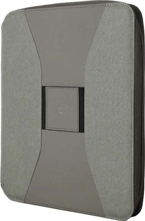 Portablocco Canvass - in tela - con zip - 26x33 cm - grigio - InTempo Cancelleria e prodotti per ufficio/Archivio ufficio e accessori per scrivania/Archivio ufficio/Portablocchi e portamoduli Eurocartuccia - Pavullo, Commerciovirtuoso.it