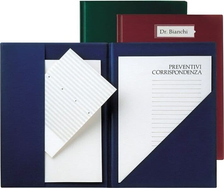 Portablocco con tasche Compla 71 - rosso - 23 x 33cm - Sei Rota Cancelleria e prodotti per ufficio/Archivio ufficio e accessori per scrivania/Archivio ufficio/Portablocchi e portamoduli Eurocartuccia - Pavullo, Commerciovirtuoso.it